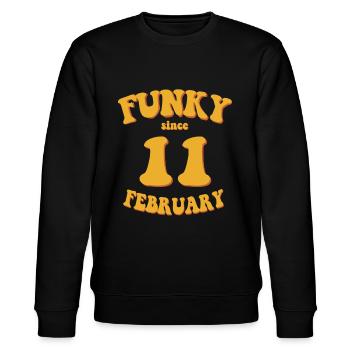 Funky Birthday: Février 2011 - Flower Power - Sweat bio CHANGER Stanley/Stella Unisexe - noir - Devant - Nik (191cm) & Marisol (170cm)