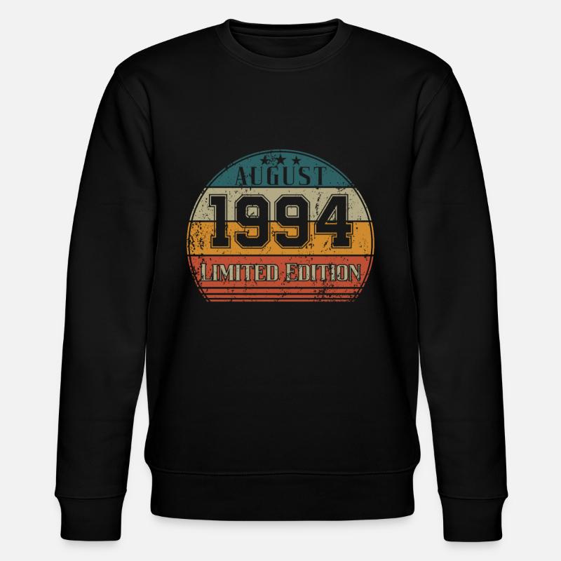 Anniversaire - Edition Limitée Août 1994 - Sweat bio CHANGER Stanley/Stella Unisexe - noir