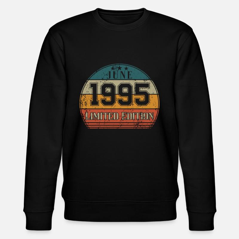 Anniversaire - Edition Limitée Juin 1995 - Sweat bio CHANGER Stanley/Stella Unisexe - noir