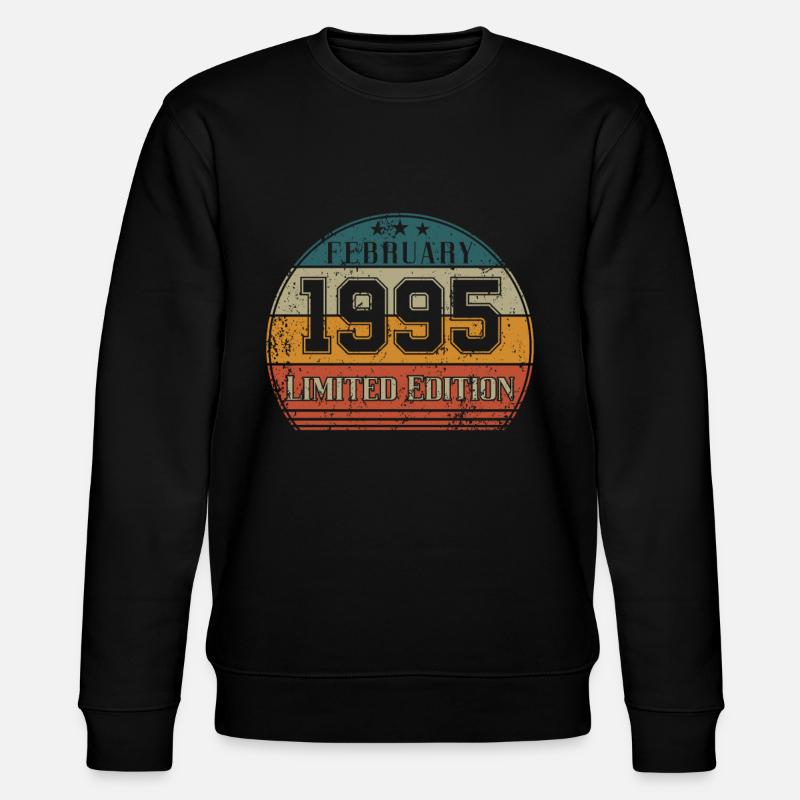 Anniversaire - Edition Limitée Février 1995 - Sweat bio CHANGER Stanley/Stella Unisexe - noir