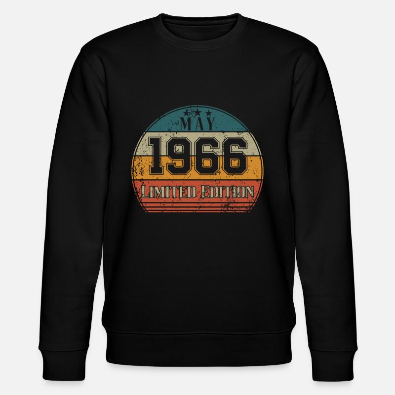 Anniversaire - Édition limitée mai 1966 - Sweat bio CHANGER Stanley/Stella Unisexe - noir