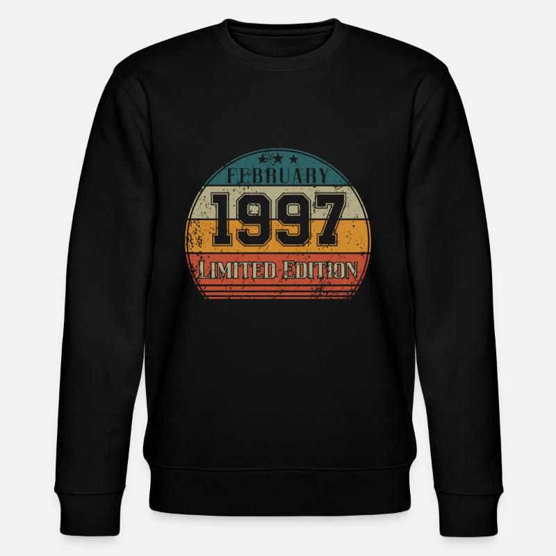 Anniversaire - Edition Limitée Février 1997 - Sweat bio CHANGER Stanley/Stella Unisexe - noir