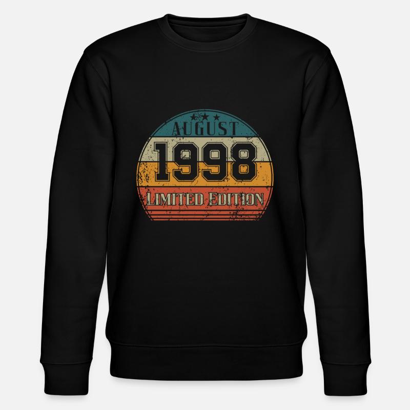 Anniversaire - Edition Limitée Août 1998 - Sweat bio CHANGER Stanley/Stella Unisexe - noir