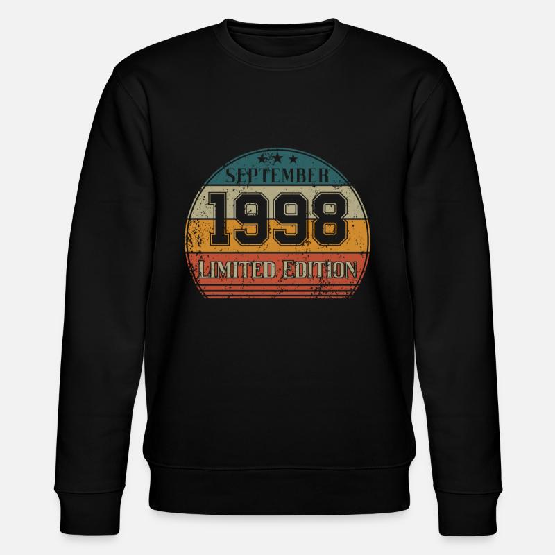 Anniversaire - Edition Limitée Septembre 1998 - Sweat bio CHANGER Stanley/Stella Unisexe - noir