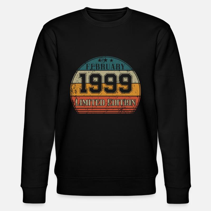 Anniversaire - Edition Limitée Février 1999 - Sweat bio CHANGER Stanley/Stella Unisexe - noir