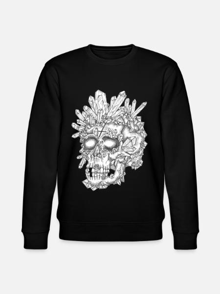the Crystal Skull - Stanley/Stella CHANGER Unisex Organic Sweatshirt - black