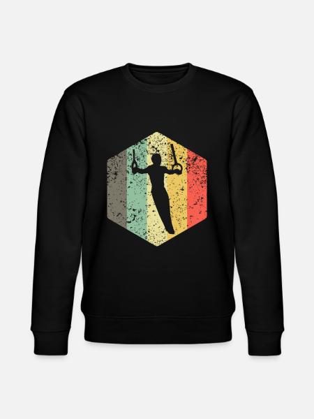 Turnen Ringturnen Geräte Ringturner Ring Turner - Stanley/Stella Unisex Bio-Sweatshirt CHANGER - Schwarz