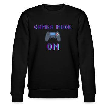 Mode joueur sur | T-Shirt Design Gamer - Sweat bio CHANGER Stanley/Stella Unisexe - noir - Devant - Nik (191cm) & Marisol (170cm)