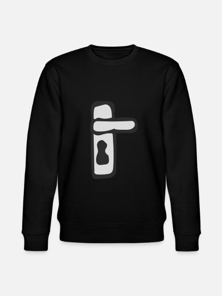A door handle - Stanley/Stella CHANGER Unisex Organic Sweatshirt - black