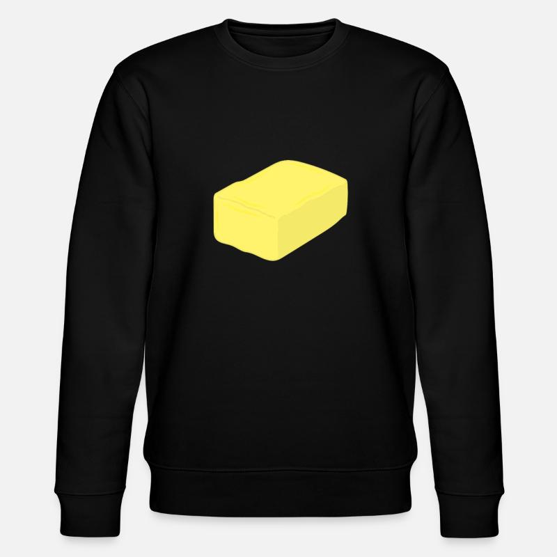 butter - Stanley/Stella CHANGER Unisex Organic Sweatshirt - black