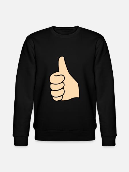 Thumbs up - Stanley/Stella CHANGER Unisex Organic Sweatshirt - black