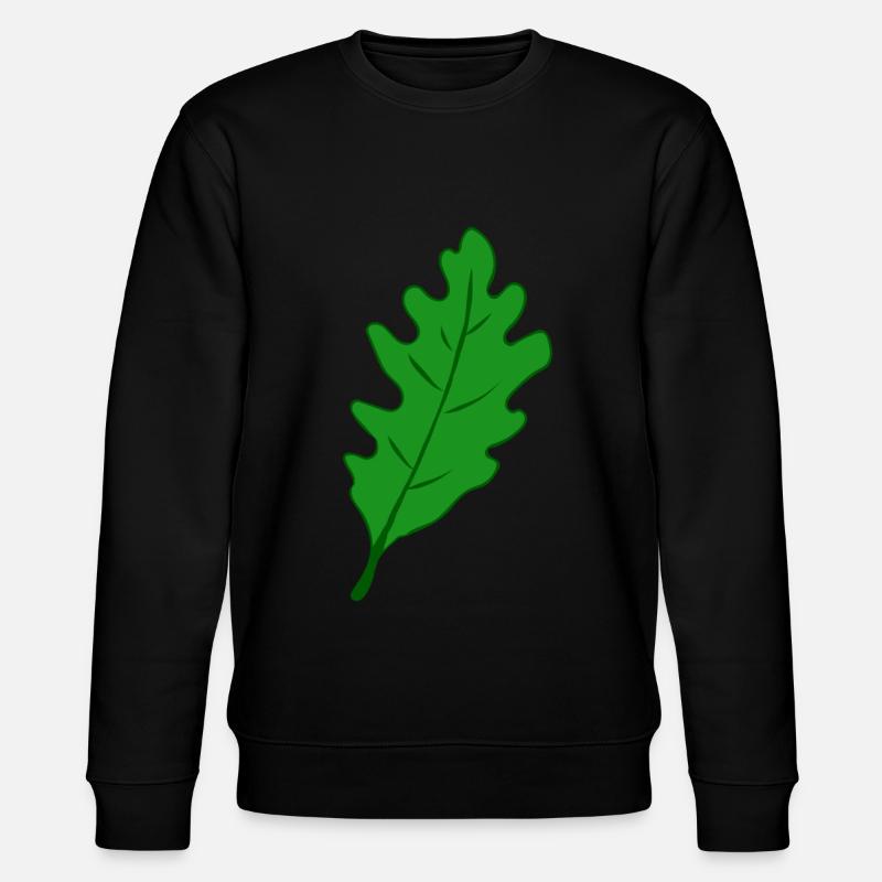 Oak - Oak Leaf - Stanley/Stella CHANGER Unisex Organic Sweatshirt - black