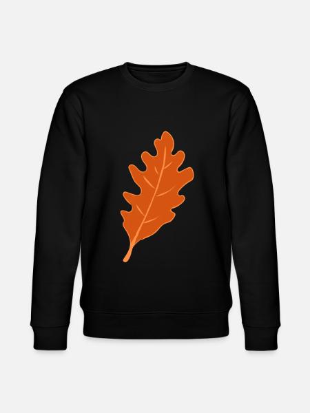 Oak - Oak Leaf - Autumn - Stanley/Stella CHANGER Unisex Organic Sweatshirt - black