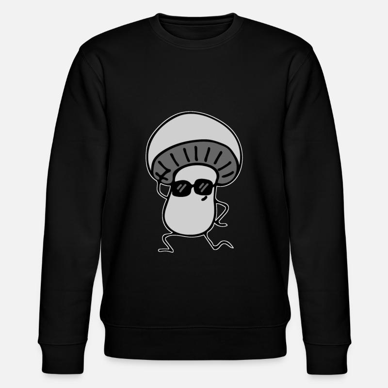 Champignons - Sweat bio CHANGER Stanley/Stella Unisexe - noir