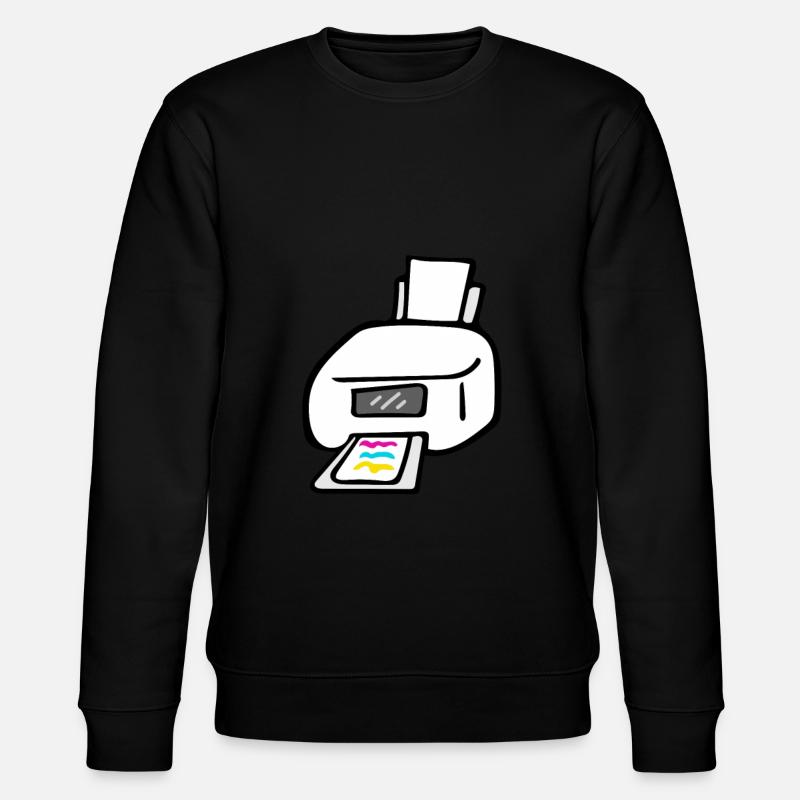 printer - Stanley/Stella CHANGER Unisex Organic Sweatshirt - black