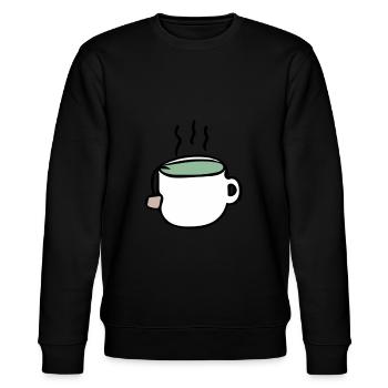 Tee - Stanley/Stella Unisex Bio-Sweatshirt CHANGER  - Schwarz - Vorne - Nik (191cm) & Marisol (170cm)