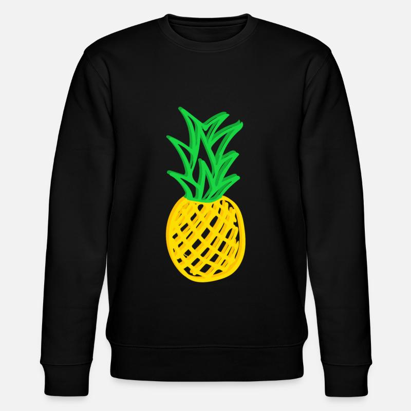 pineapple - Stanley/Stella CHANGER Unisex Organic Sweatshirt - black