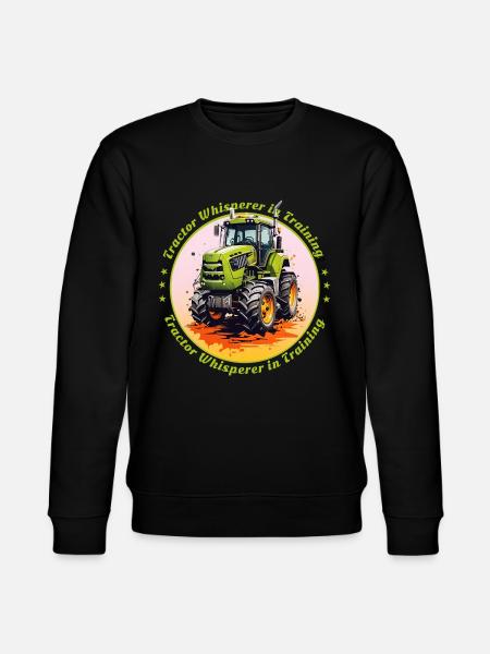 Tractor whisperer in training - Stanley/Stella CHANGER Unisex Organic Sweatshirt - black