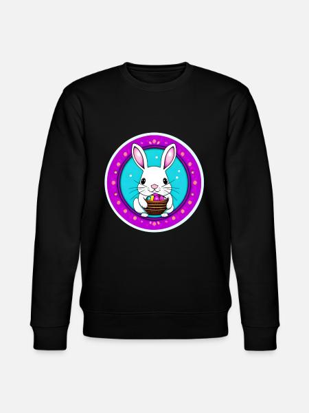 Easter and Easter Basket - Stanley/Stella CHANGER Unisex Organic Sweatshirt - black