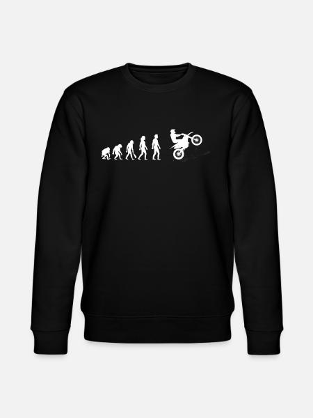 Motocross Evolution Mann - Stanley/Stella Unisex Bio-Sweatshirt CHANGER - Schwarz