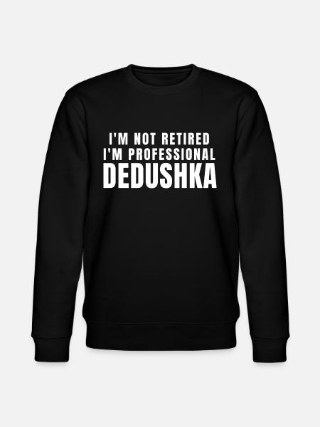 Deduschka. Dedushka Geschenk - Stanley/Stella Unisex Bio-Sweatshirt CHANGER - Schwarz