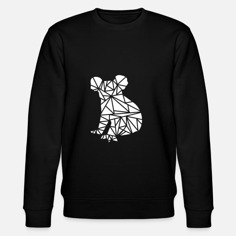koala assis - Sweat bio CHANGER Stanley/Stella Unisexe - noir