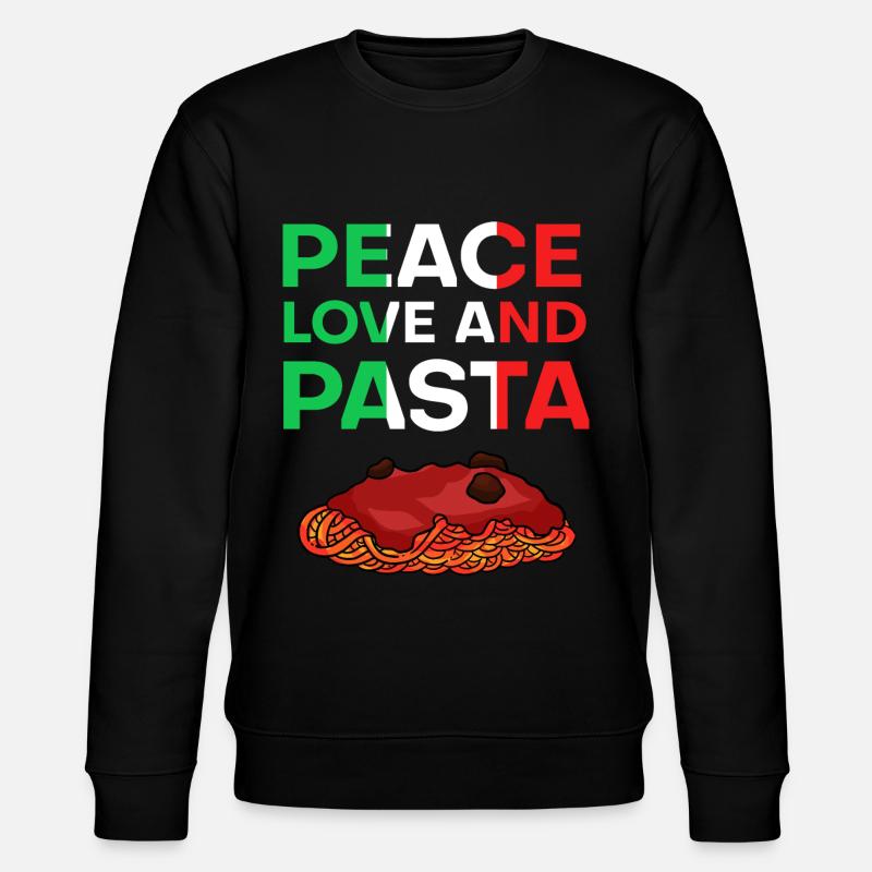 Pasta Pasta - Stanley/Stella Unisex Bio-Sweatshirt CHANGER  - Schwarz