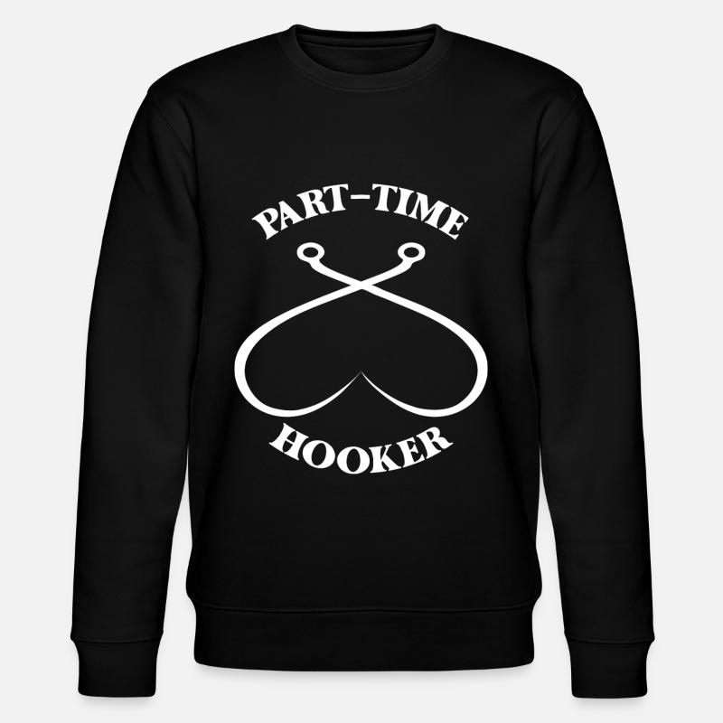 Pêcher Pêcheur Canne à pêche - Sweat bio CHANGER Stanley/Stella Unisexe - noir