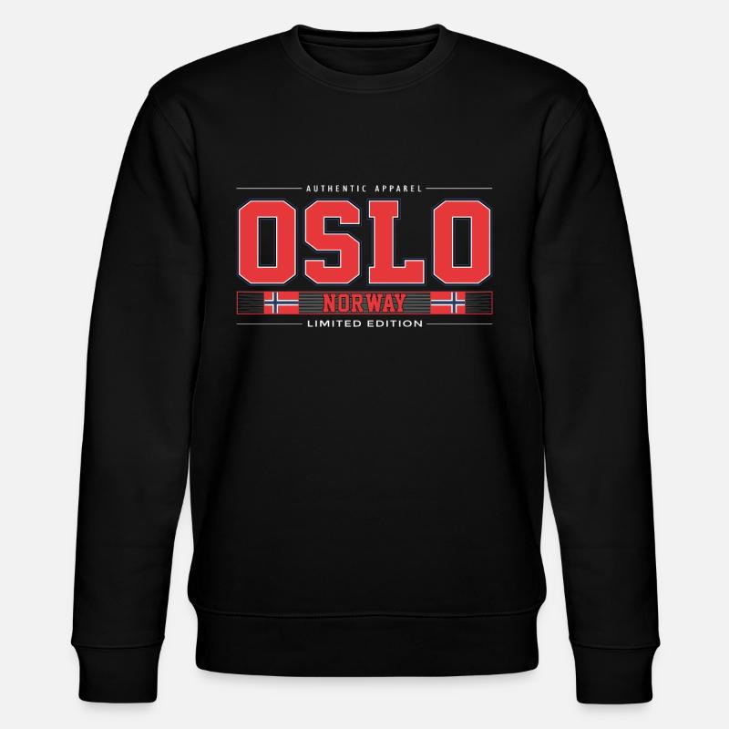 OSLO - Stanley/Stella Unisex Bio-Sweatshirt CHANGER - Schwarz