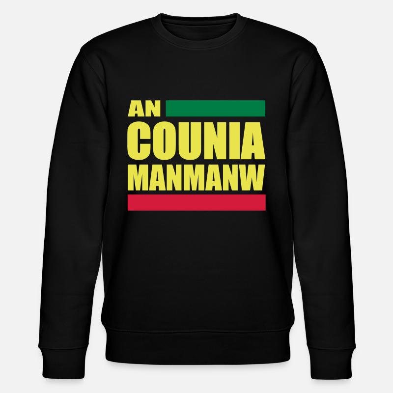 AN COUNIA MANMANW - Sweat bio CHANGER Stanley/Stella Unisexe - noir
