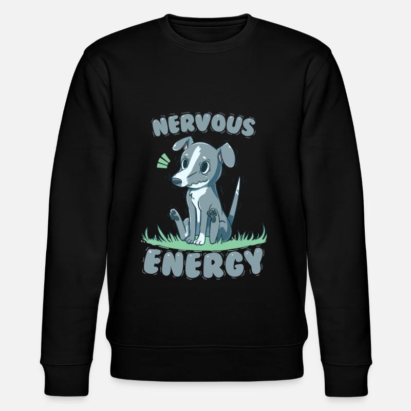 Greyhound à énergie nerveuse - Sweat bio CHANGER Stanley/Stella Unisexe - noir