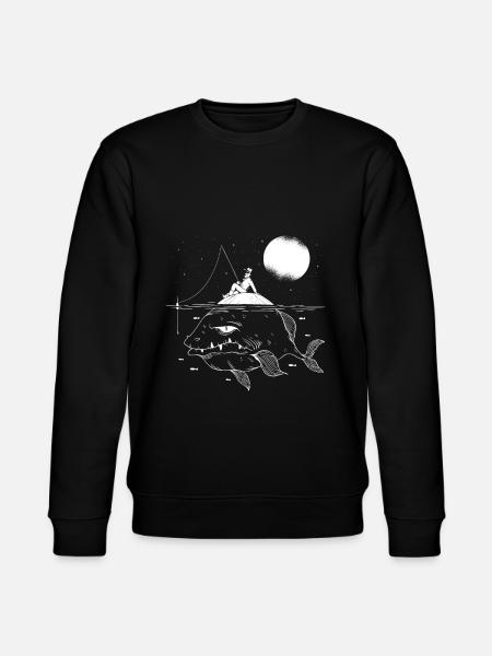 Pêcheur, géant, fish, océan - Sweat bio CHANGER Stanley/Stella Unisexe - noir