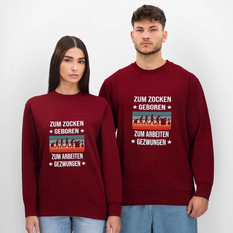 Gaming Zocken Console Gamer Computer Evolution Stanley/Stella CHANGER Unisex Organic Sweatshirt