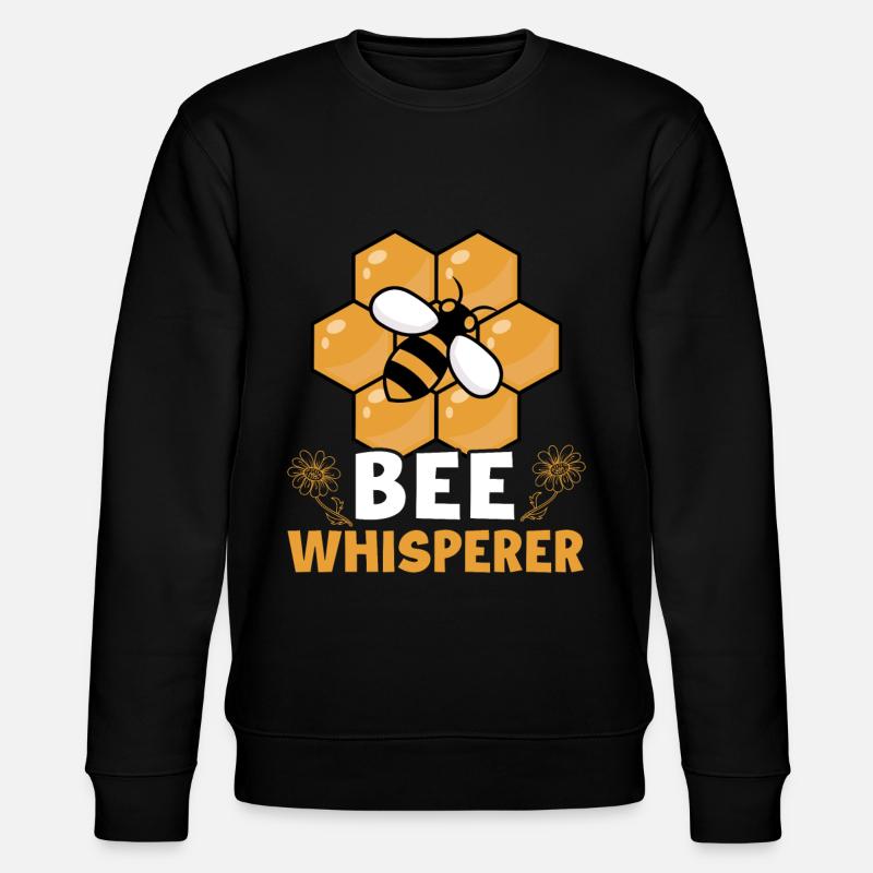 Bienenflüsterer Imker - Stanley/Stella Unisex Bio-Sweatshirt CHANGER  - Schwarz