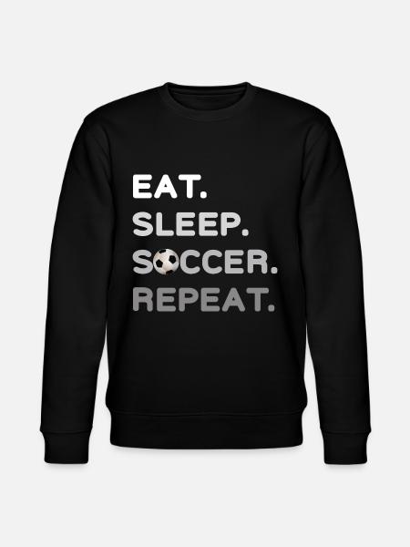 Fußball Design - Stanley/Stella Unisex Bio-Sweatshirt CHANGER - Schwarz