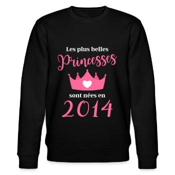 Les plus belles princesses sont nées en 2014 - Sweat bio CHANGER Stanley/Stella Unisexe - noir - Devant - Nik (191cm) & Marisol (170cm)