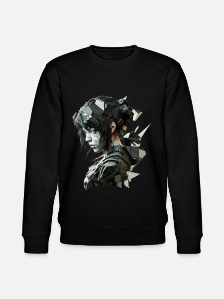 Anime No7 - Stanley/Stella Unisex Bio-Sweatshirt CHANGER  - Schwarz