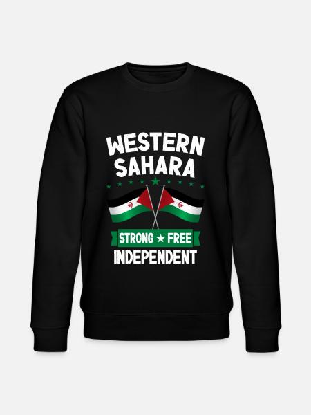 Westsahara - Stanley/Stella Unisex Bio-Sweatshirt CHANGER  - Schwarz