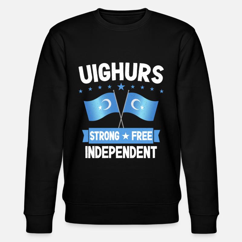 Uighurs - Stanley/Stella CHANGER Unisex Organic Sweatshirt - black