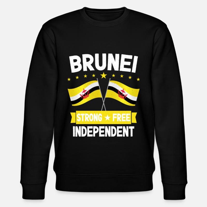Brunei - Stanley/Stella Unisex Bio-Sweatshirt CHANGER  - Schwarz