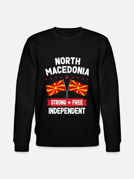 North Macedonia - Stanley/Stella CHANGER Unisex Organic Sweatshirt - black