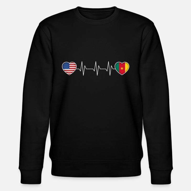 Kamerun - Stanley/Stella Unisex Bio-Sweatshirt CHANGER - Schwarz
