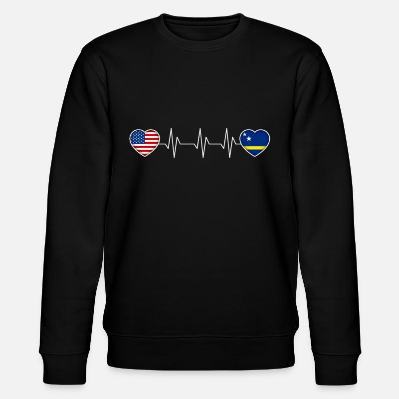 Curaçao - Stanley/Stella Unisex Bio-Sweatshirt CHANGER  - Schwarz
