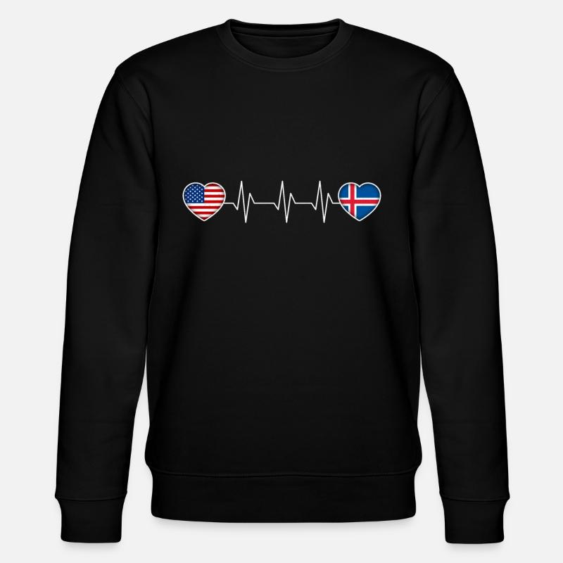 Islande - Sweat bio CHANGER Stanley/Stella Unisexe - noir