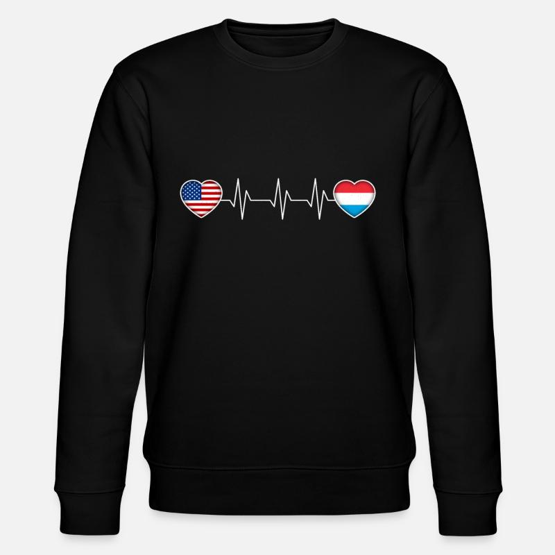 Luxembourg - Sweat bio CHANGER Stanley/Stella Unisexe - noir