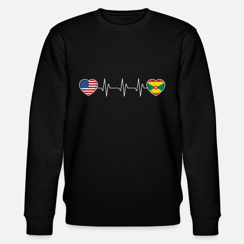 Grenada - Stanley/Stella Unisex Bio-Sweatshirt CHANGER  - Schwarz