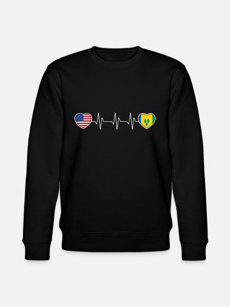 Saint Vincent and the Grenadines - Stanley/Stella CHANGER Unisex Organic Sweatshirt - black