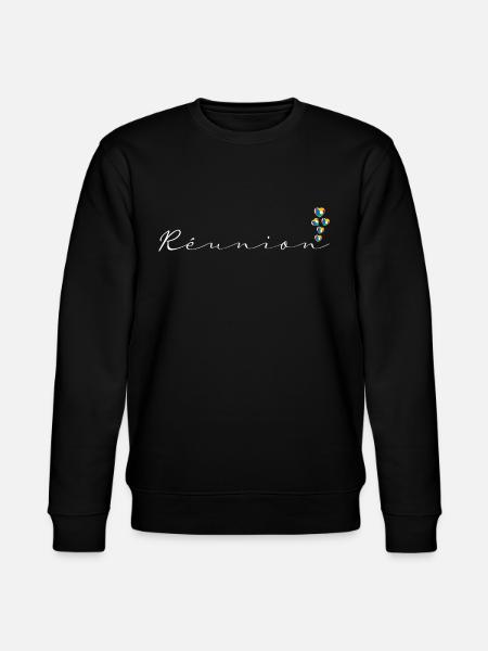 Réunion - Stanley/Stella CHANGER Unisex Organic Sweatshirt - black