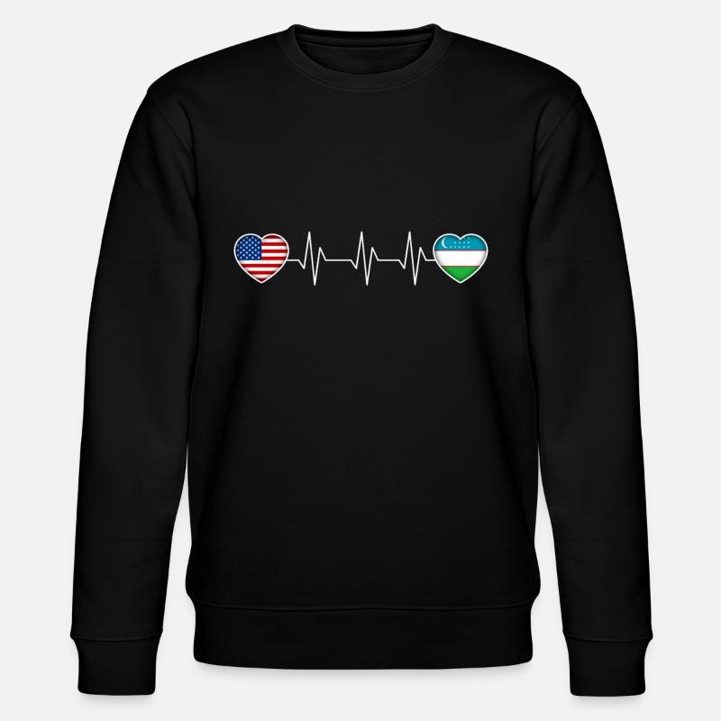 Ouzbékistan - Sweat bio CHANGER Stanley/Stella Unisexe - noir