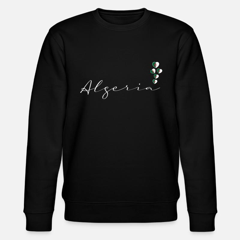 Algerien - Stanley/Stella Unisex Bio-Sweatshirt CHANGER  - Schwarz
